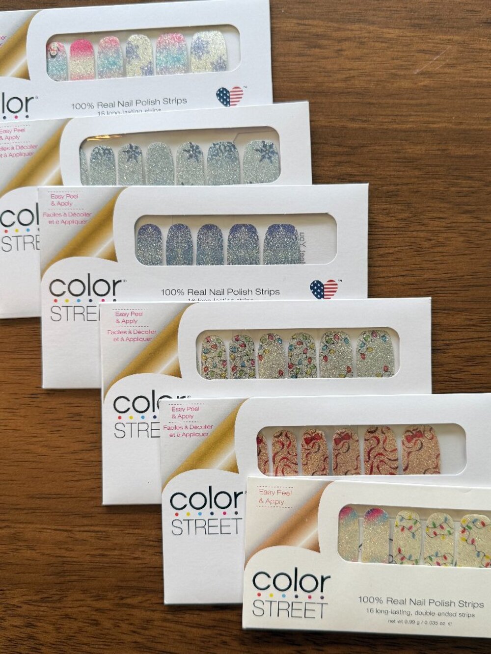 ❄️ Winter Aesthetic Color Street Lot of 6 She’s Lit Snow Biz Winter Bow-mance